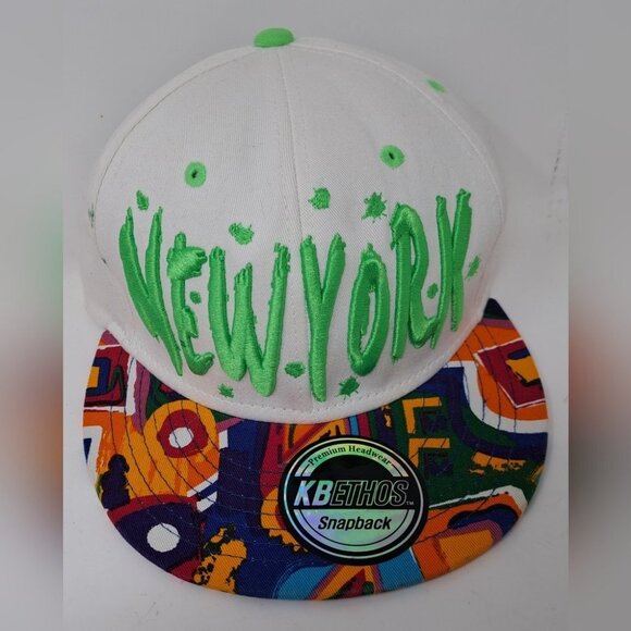 KBethos New York Spellout Hat Baseball Cap Snapback OS - Picture 6 of 8